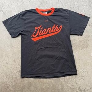 Early 2000s Nike Center Swoosh Giants MLB Baseball  Shirt Sportswear